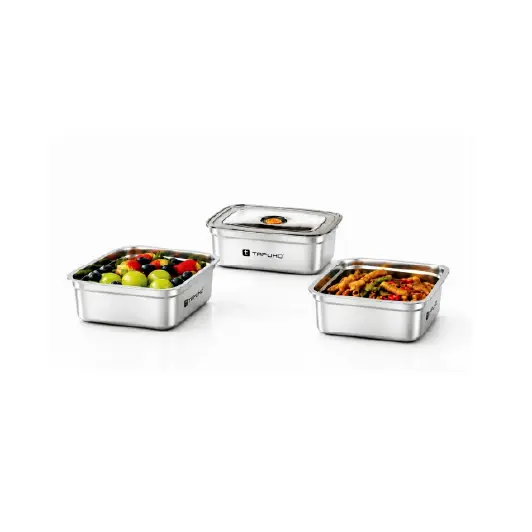 Bộ hộp đựng thực phẩm inox 3 món TAPUHO TSC03 DailyBox
